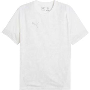 Puma TEAMCUP TRAINING JERSEY TEE Pánský dres, bílá, velikost