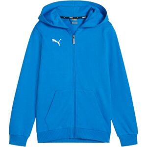 Puma TEAMGOAL CASUALS HOODED JACKET chlapecká mikina, modrá, velikost