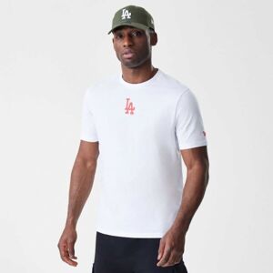 New Era LA DODGERS MLB LOGO Pánské triko, bílá, velikost