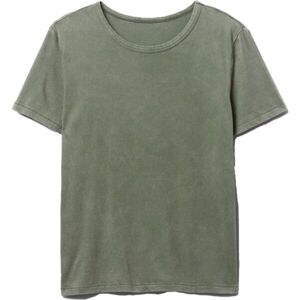 GAP ORGANIC VINT CREW 2 Dámské tričko, khaki, velikost