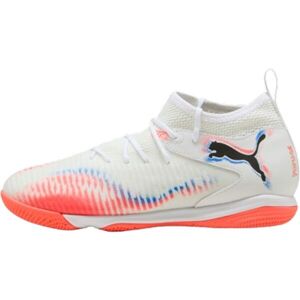 Puma FUTURE 8 MATCH IT + MID JR Dětské sálovky, bílá, velikost 35.5