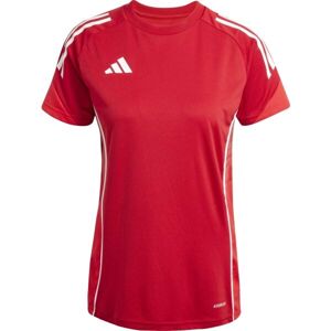 adidas TIRO25 COMPETITION TRAINING JERSEY W Dámský fotbalový dres, červená, velikost