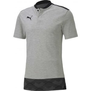 Puma TEAM FINAL 21 CASUALS POLO SHIRT Pánské triko, šedá, velikost XXXL
