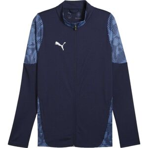Puma TEAMCUP TRAINING JACKET Pánská fotbalová bunda, tmavě modrá, velikost
