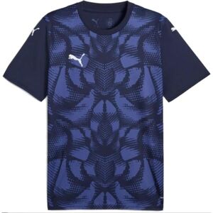 Puma TEAMULTIMATE JERSEY Pánský fotbalový dres, tmavě modrá, velikost