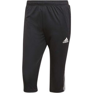 adidas TIRO 21 PANTS Pánské fotbalové tepláky ve zkrácené délce, černá, velikost