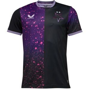 CASTORE SLAVIA PRAGUE AWAY SS SHIRT JR Dětský fotbalový dres, černá, velikost