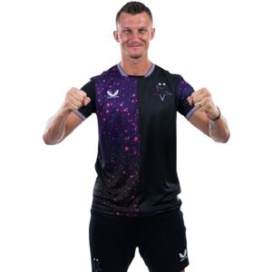 CASTORE SLAVIA PRAGUE AWAY SS SHIRT Pánský fotbalový dres, černá, velikost