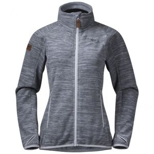 Bergans HAREID FLEECE W JACKET Fleecová mikina, šedá, velikost