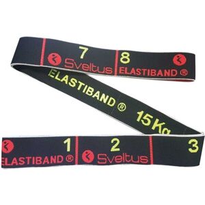 SVELTUS ELASTIBAND 15 KG Posilovací guma, černá, velikost