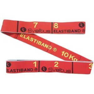 SVELTUS ELASTIBAND 10 KG Posilovací guma, červená, velikost
