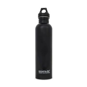 REGATTA OUTDOORS STAINLESS STEEL BOTTLE 1L Nerezová láhev, černá, velikost