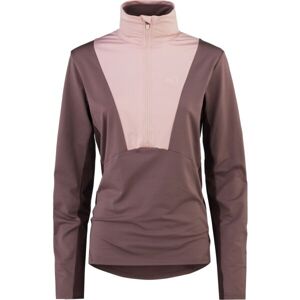 KARI TRAA KAREN H/Z MIDLAYER Dámská fleece mikina, růžová, velikost