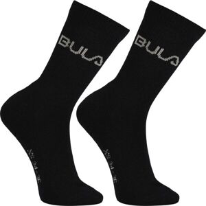 Bula JR 2PK WOOL Dětské ponožky, černá, velikost