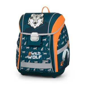 Oxybag WOLF Školní batoh, tmavě zelená, velikost