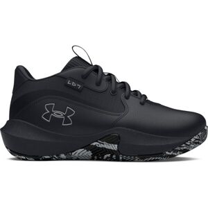 Under Armour UA PS LOCKDOWN 7 Dětská obuv na basketbal, černá, velikost 28