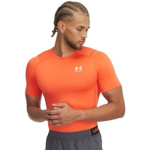 Under Armour HEATGEAR ARMOUR COMP Pánské triko, oranžová, velikost M