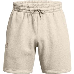 Under Armour ESSENTIAL FLEECE Pánské kraťasy, béžová, velikost