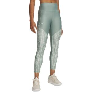 Under Armour TECH PRINT PANEL ANKLE Dámské legíny, světle zelená, velikost M