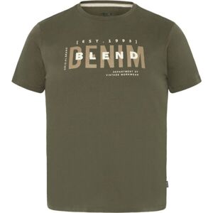 BLEND BHKIMAN Pánské tričko, khaki, velikost