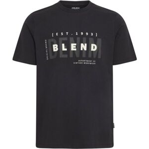 BLEND BHKIMAN Pánské tričko, černá, velikost XXL