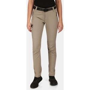 KILPI BELVELA Dámské outdoorové kalhoty, khaki, velikost