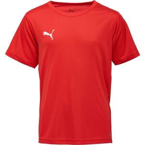 Puma TEAMRISE MATCHDAY JERSEY JR Dětské fotbalové triko, červená, velikost