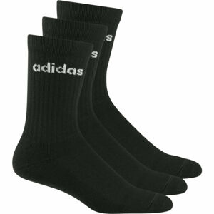 adidas HC CREW 3PP Set ponožek, černá, velikost 37-39