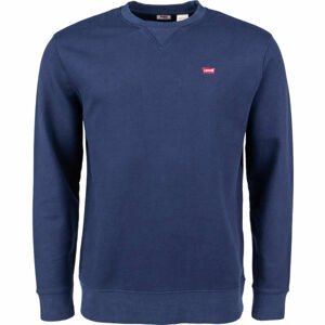 Levi's NEW ORIGINAL CREW CORE Pánská mikina, tmavě modrá, veľkosť L