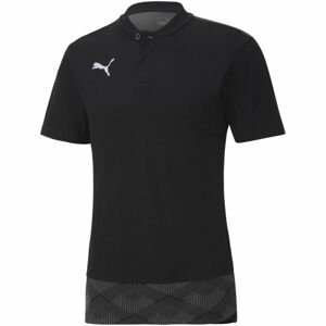 Puma TEAM FINAL 21 CASUALS POLO Unisex triko, černá, velikost L