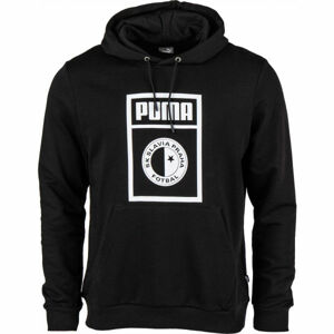 Puma SLAVIA PRAGUE GRAPHIC HOODY Pánská mikina, černá, velikost M