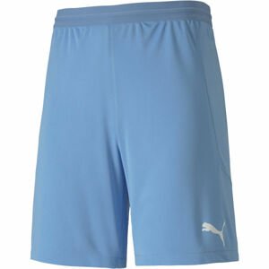 Puma TEAM FINAL 21 KNIT SHORTS Pánské kraťasy, světle modrá, velikost XL