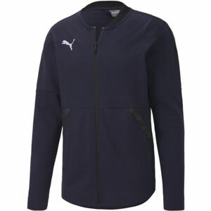 Puma TEAM FINAL 21 CASUALS JACKET Pánská bunda, tmavě modrá, velikost XL