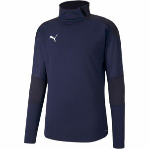 Puma TEAM FINAL 21 TRAINING FLEECE Pánská mikina, tmavě modrá, velikost XL