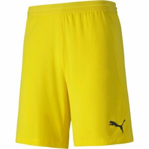 Puma TEAM FINAL 21 KNIT SHORTS Pánské kraťasy, žlutá, velikost M