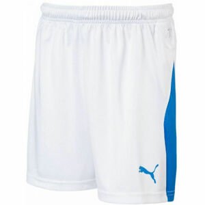 Puma LIGA SHORTS JR Chlapecké sportovní kraťasy, bílá, velikost 128