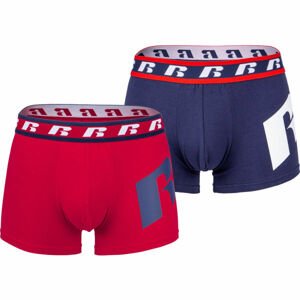 Russell Athletic TYRON 2P. BOXERS Pánské boxerky, červená, veľkosť M