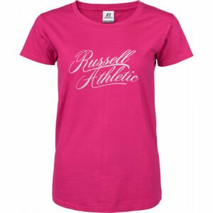 Russell Athletic S/S CREWNECK TEE SHIRT SMU Dámské tričko, růžová, velikost