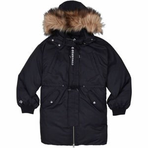 Converse WOMENS DOWN PARKA Dámská zimní parka, černá, veľkosť S