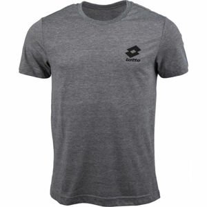 Lotto BS TEE Pánské tričko, tmavě šedá, veľkosť XXL