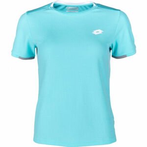 Lotto SQUADRA B TEE PL Chlapecké tenisové triko, světle modrá, velikost M
