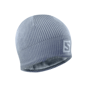 Salomon LOGO BEANIE ASHLEY Zimní čepice, šedá, veľkosť UNI