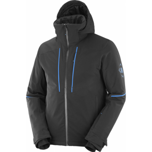 Salomon EDGE JACKET M Pánská lyžařská bunda, černá, velikost L