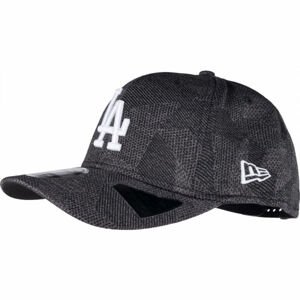 New Era 9FIFTY STRETCH FIT LOS ANGELES DODGERS Klubová kšiltovka, tmavě šedá, velikost S/M