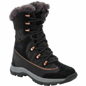 Jack Wolfskin ASPEN TEXAPORE HIGH W Dámská zimní obuv, černá, velikost 37