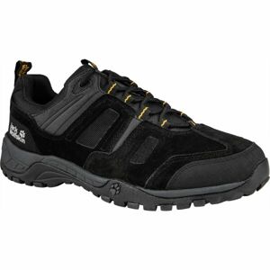 Jack Wolfskin ROYAL HIKE LOW M Pánská outdoorová obuv, černá, velikost 43