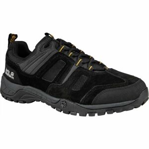 Jack Wolfskin ROYAL HIKE LOW M Pánská outdoorová obuv, černá, velikost 45.5
