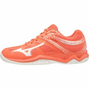 Mizuno THUNDER BLADE 2 Dámská indoorová obuv, oranžová, velikost 37