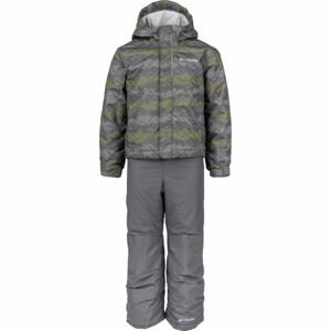 Columbia BUGA SNOW SET Dětská zimní souprava, šedá, veľkosť XXS