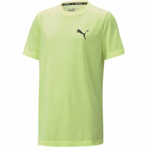 Puma ACTIVE TEE B Chlapecké triko, světle zelená, velikost 140